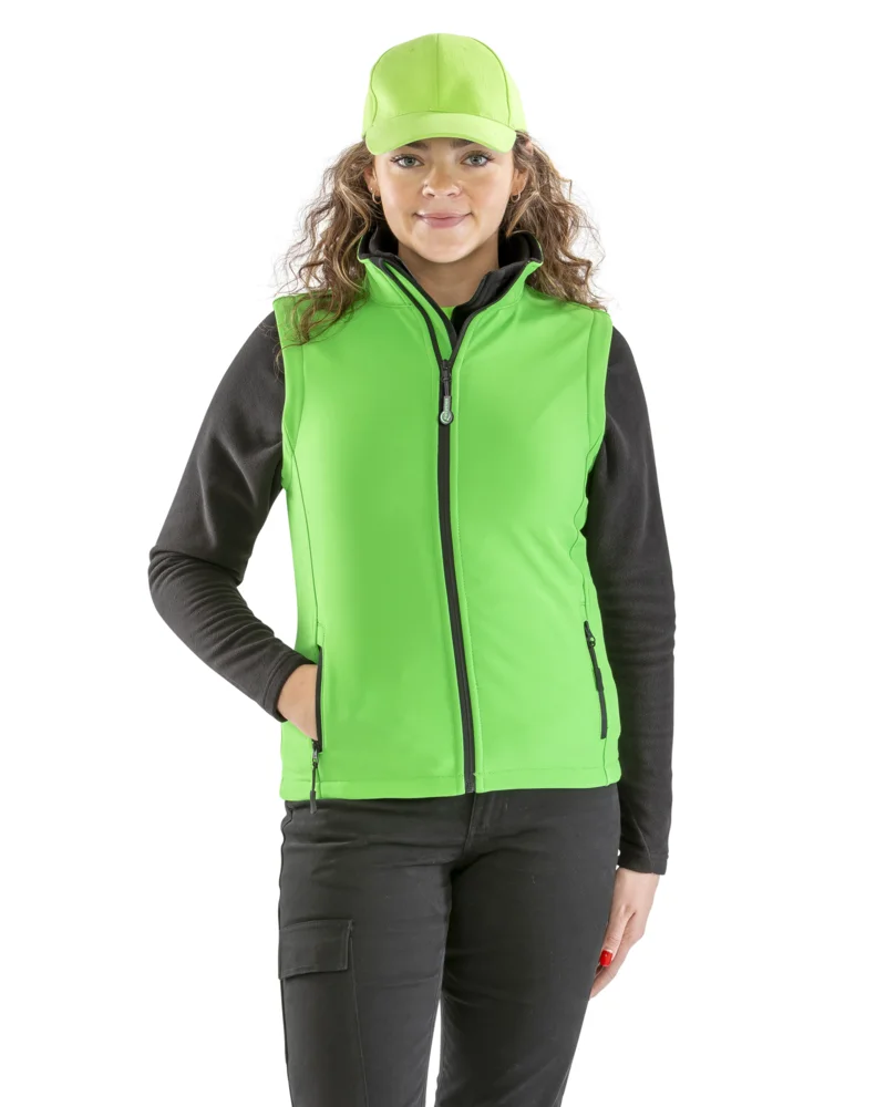 Damen 2-Lagen Softshell Gilet "Printable"