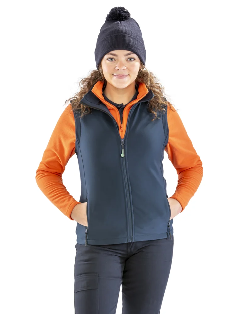 Damen 2-Lagen Softshell Gilet "Printable"