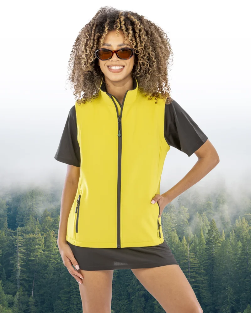 Damen 2-Lagen Softshell Gilet "Printable"