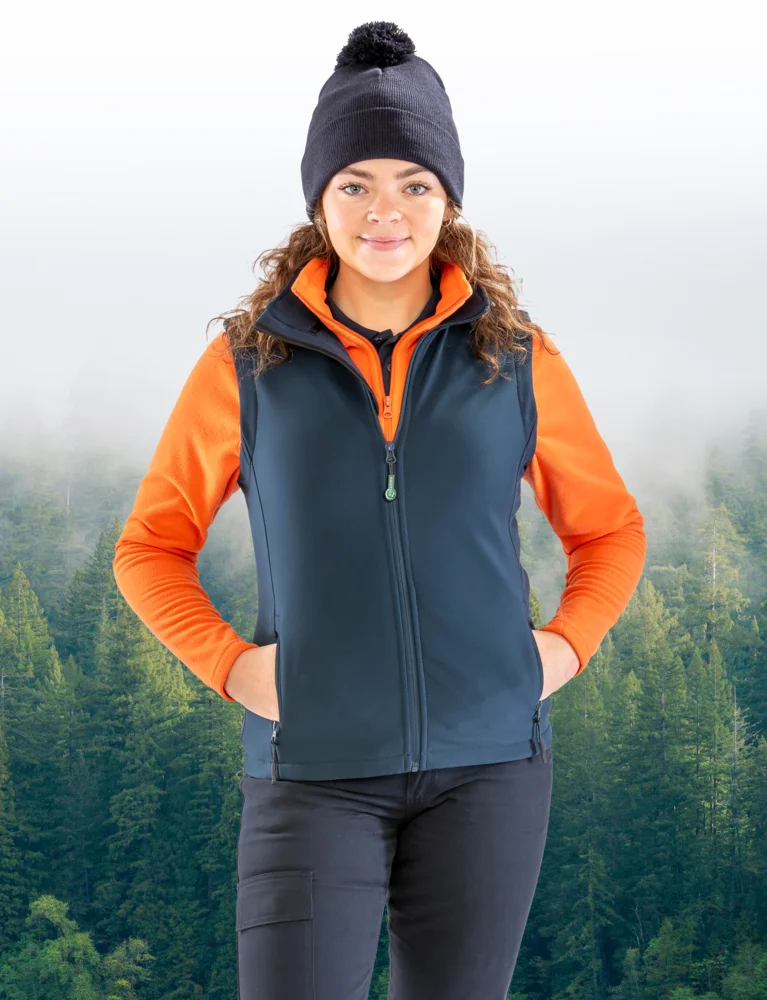 Damen 2-Lagen Softshell Gilet "Printable"