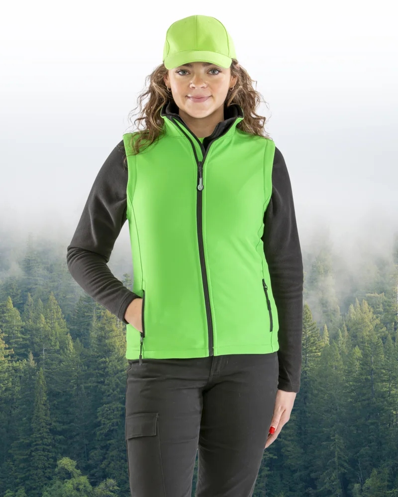 Damen 2-Lagen Softshell Gilet "Printable"