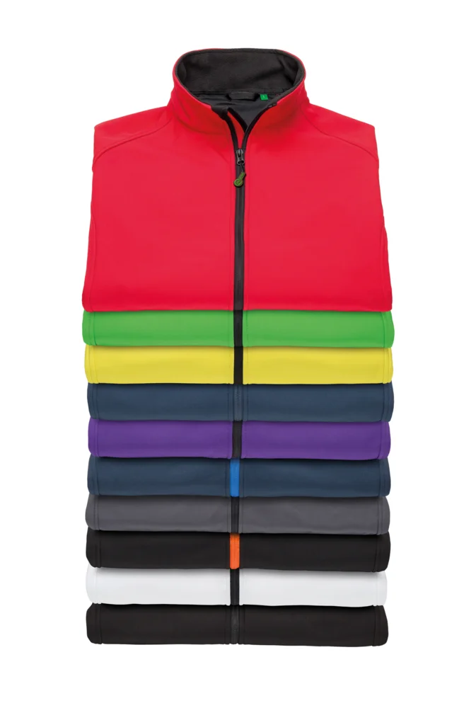 Damen 2-Lagen Softshell Gilet "Printable"