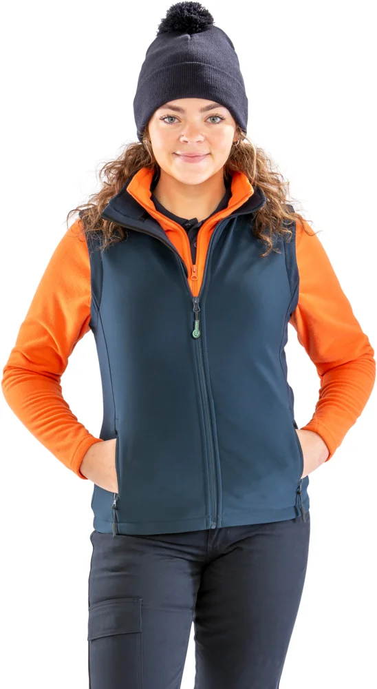 Damen 2-Lagen Softshell Gilet "Printable"