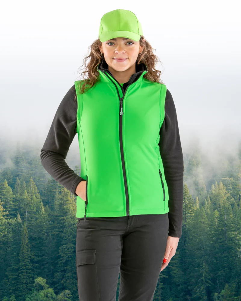 Damen 2-Lagen Softshell Gilet "Printable"