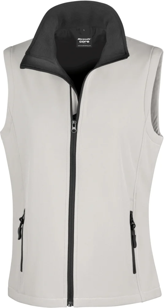 Damen 2-Lagen Softshell Gilet "Printable"