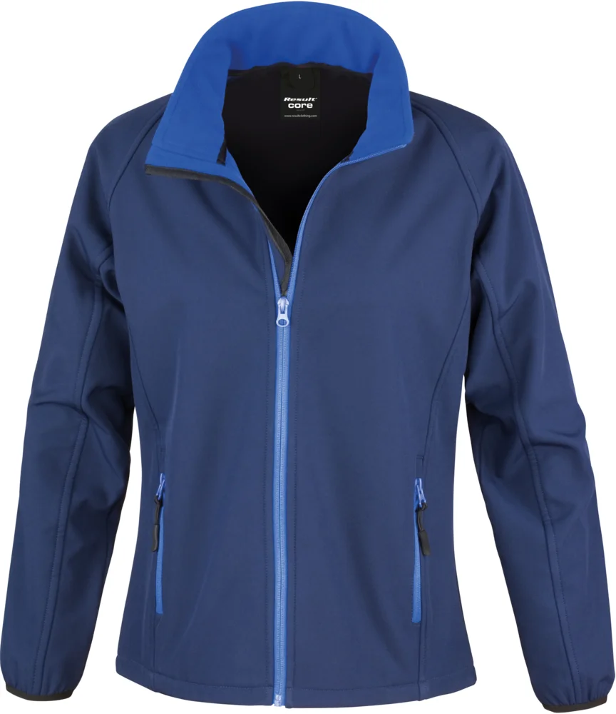 Damen 2-Lagen Softshell Jacke "Printable"