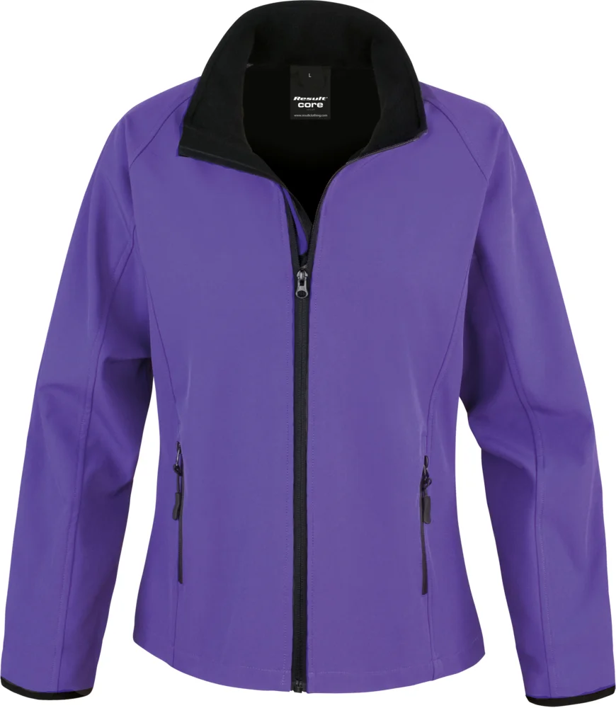 Damen 2-Lagen Softshell Jacke "Printable"