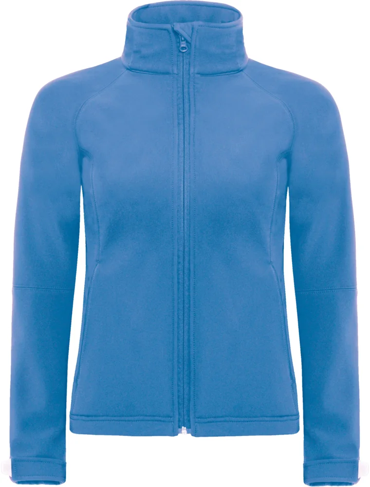 Damen 3-Lagen Kapuzen Softshell Jacke