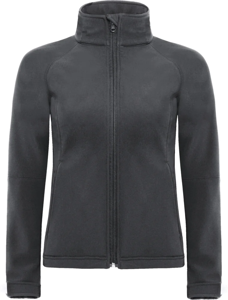 Damen 3-Lagen Kapuzen Softshell Jacke
