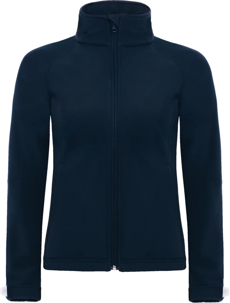 Damen 3-Lagen Kapuzen Softshell Jacke