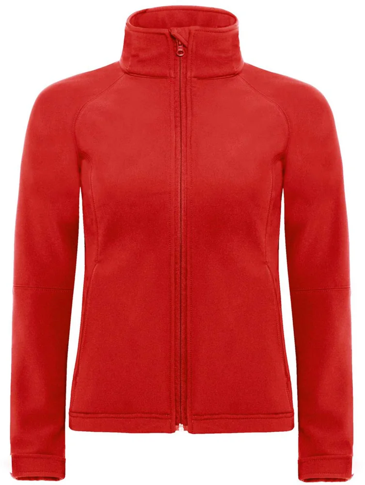 Damen 3-Lagen Kapuzen Softshell Jacke