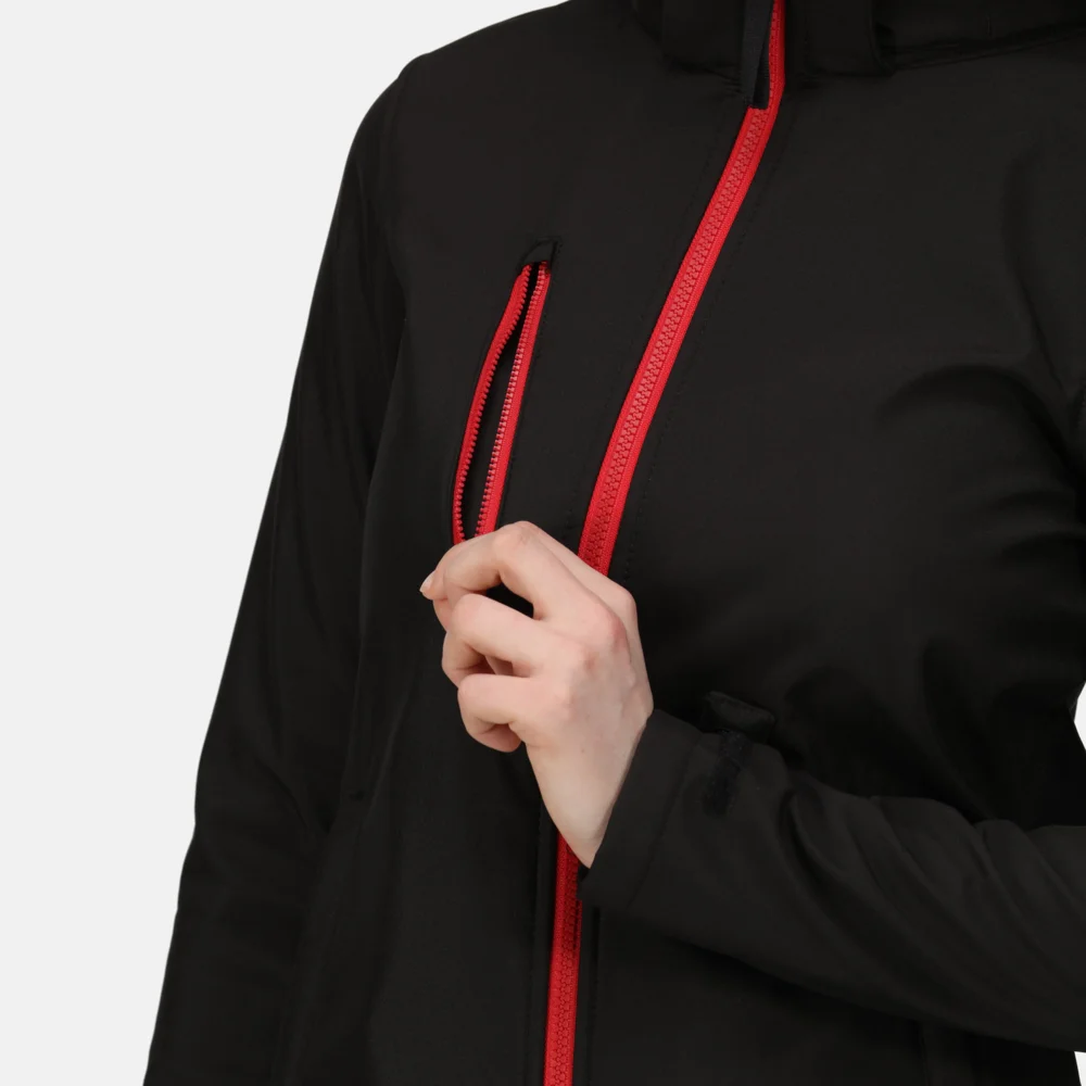 Ladies' 3-Layer Hooded Softshell Jacket "Venturer"