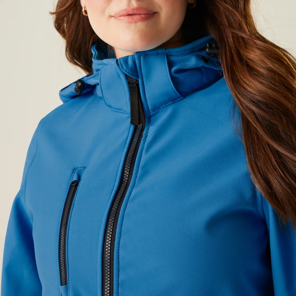 Ladies' 3-Layer Hooded Softshell Jacket "Venturer"
