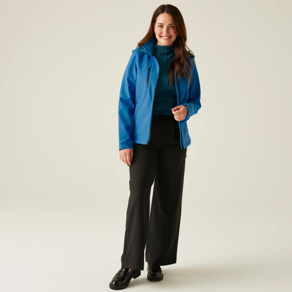 Ladies' 3-Layer Hooded Softshell Jacket "Venturer"