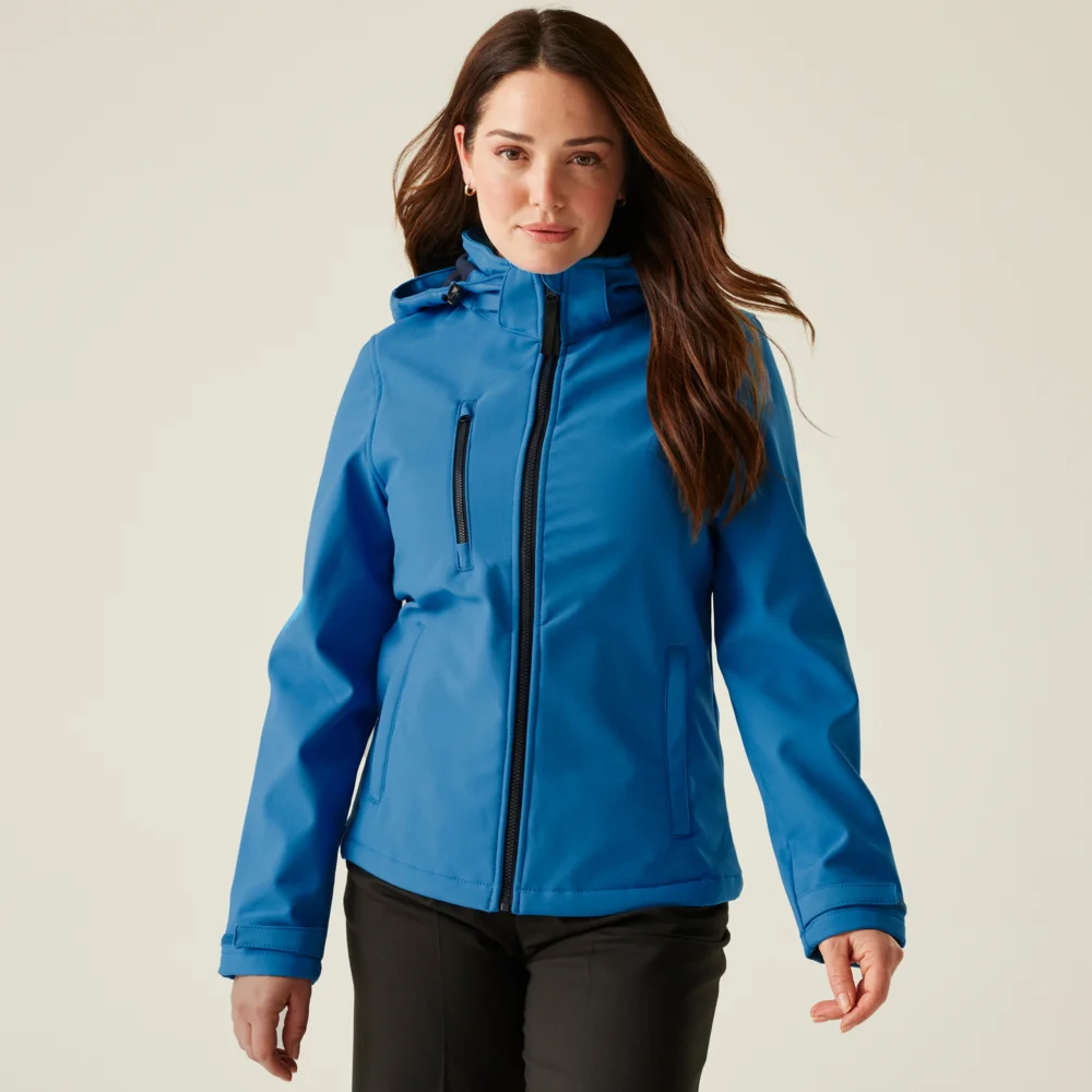 Ladies' 3-Layer Hooded Softshell Jacket "Venturer"