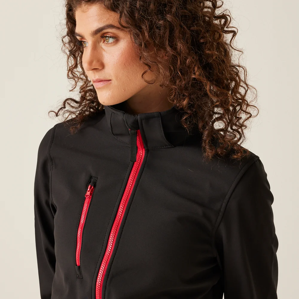 Ladies' 3-Layer Hooded Softshell Jacket "Venturer"