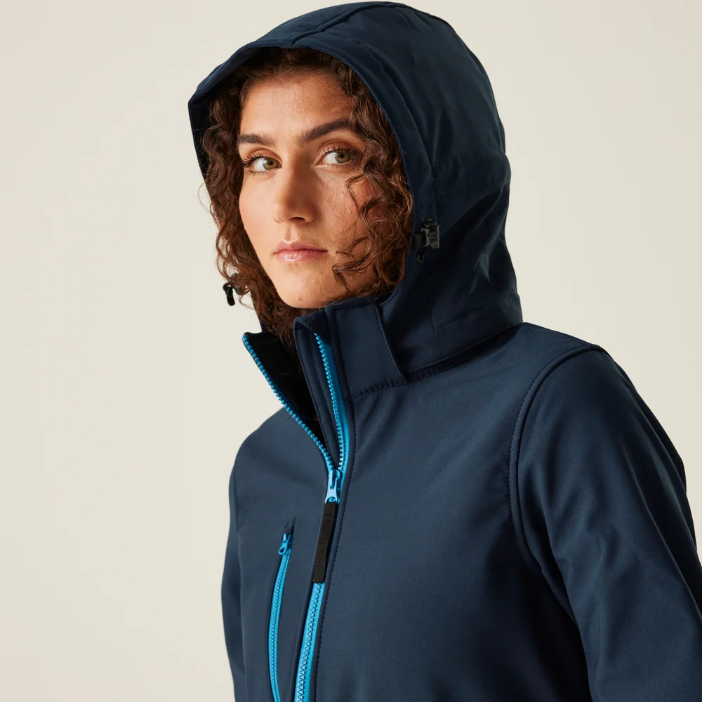 Ladies' 3-Layer Hooded Softshell Jacket "Venturer"