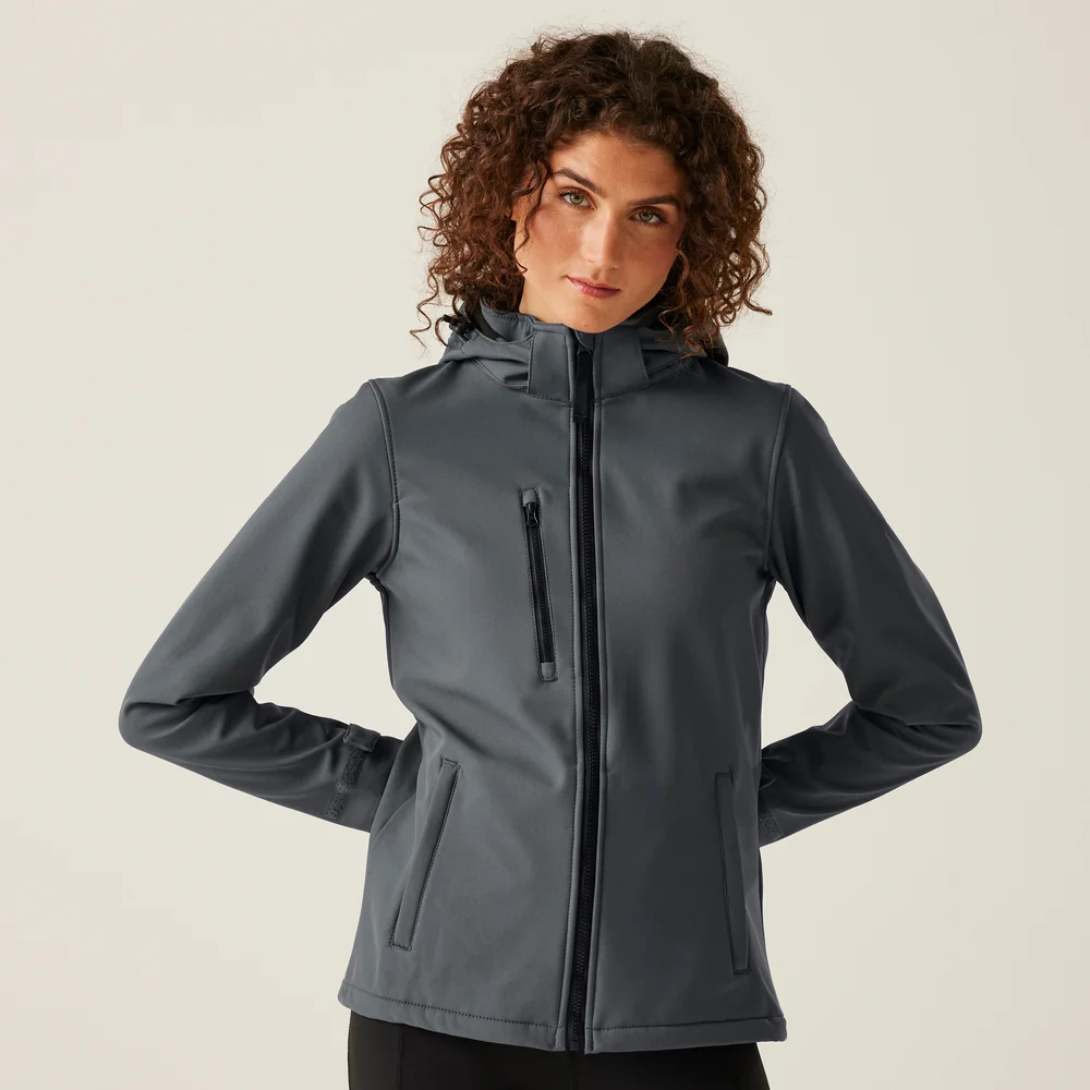 Ladies' 3-Layer Hooded Softshell Jacket "Venturer"
