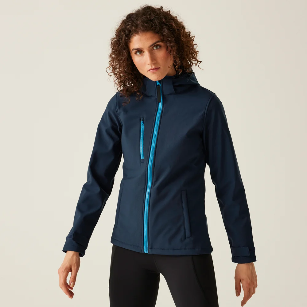 Ladies' 3-Layer Hooded Softshell Jacket "Venturer"