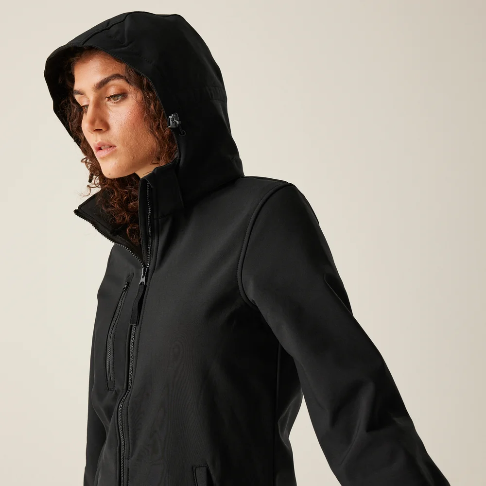 Ladies' 3-Layer Hooded Softshell Jacket "Venturer"