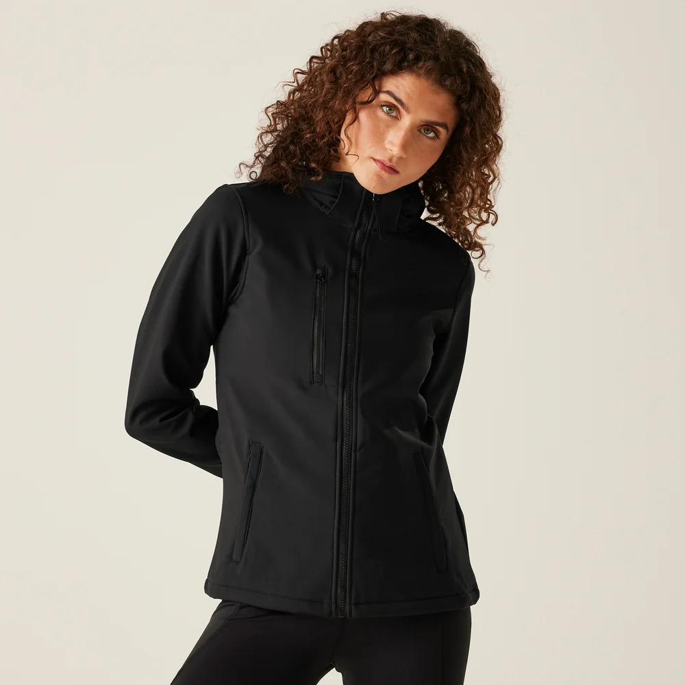 Ladies' 3-Layer Hooded Softshell Jacket "Venturer"