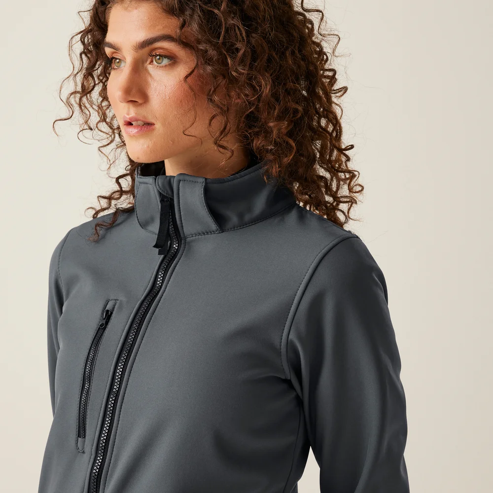 Ladies' 3-Layer Hooded Softshell Jacket "Venturer"