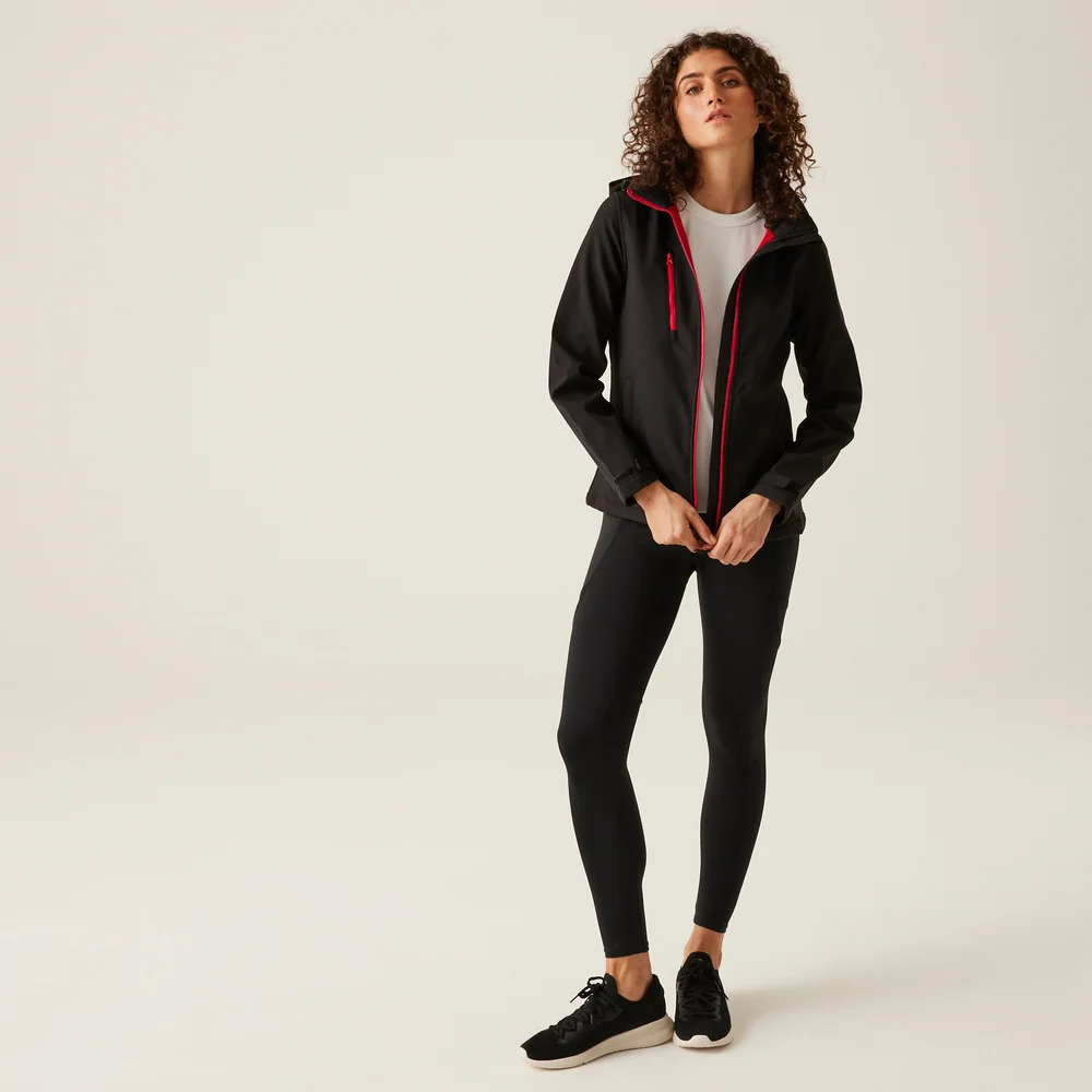 Ladies' 3-Layer Hooded Softshell Jacket "Venturer"
