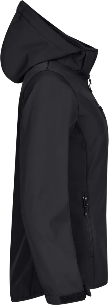 Damen 3-Lagen Kapuzen Softshell Jacke