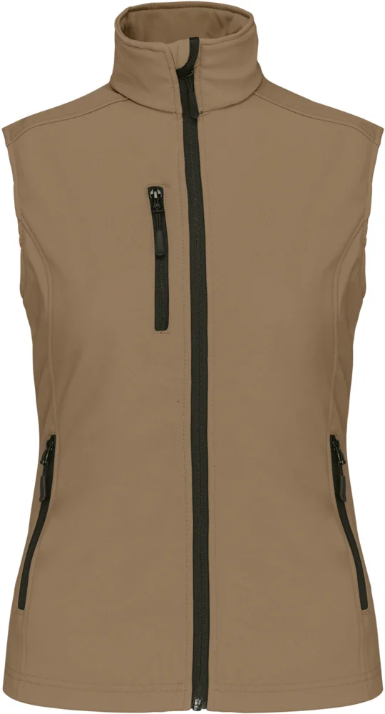 Damen 3-Lagen Softshell Gilet