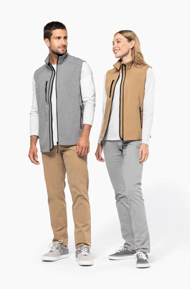 Damen 3-Lagen Softshell Gilet