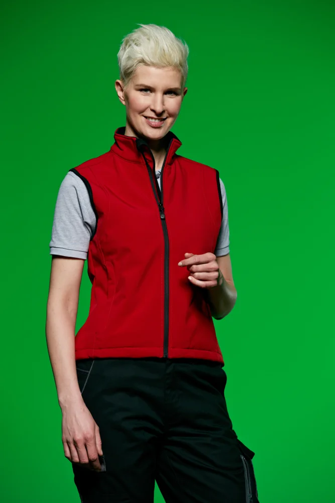 Damen 3-Lagen Softshell Gilet