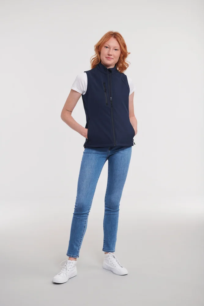 Damen 3-Lagen Softshell Gilet