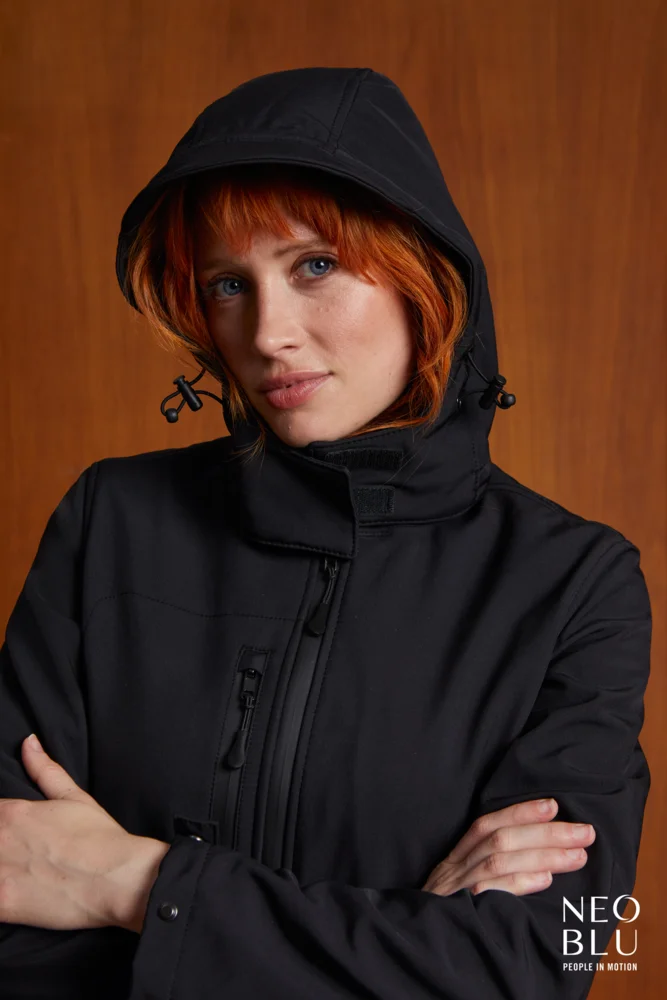 Damen 3-Lagen Softshell Mantel