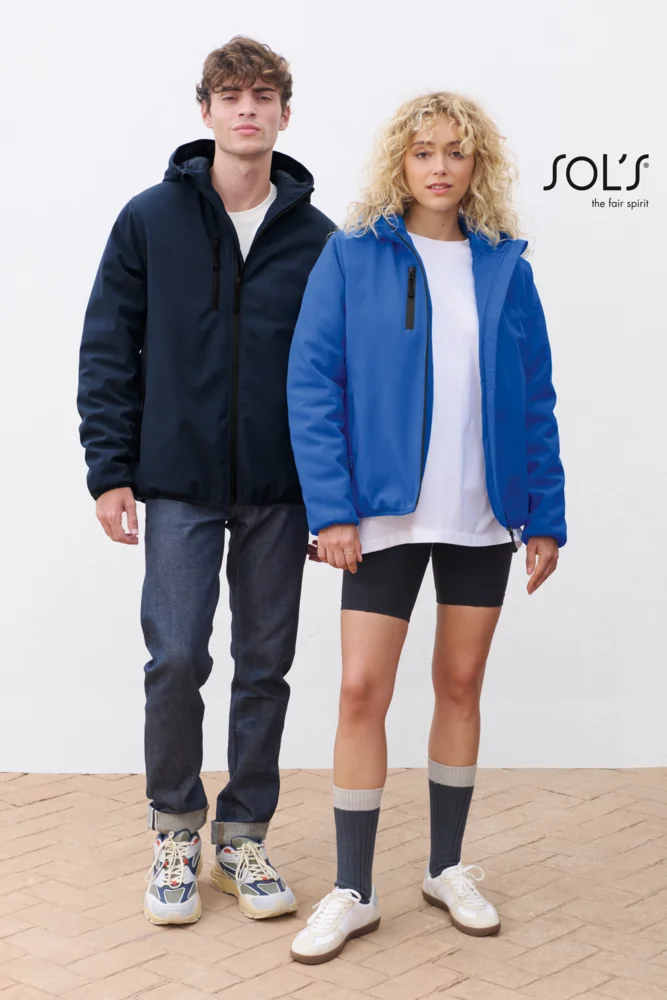Damen 3-Lagen Winter Softshell Jacke