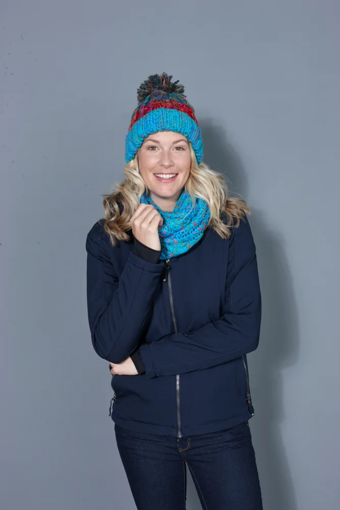 Damen 3-Lagen Wintersport Softshell Jacke