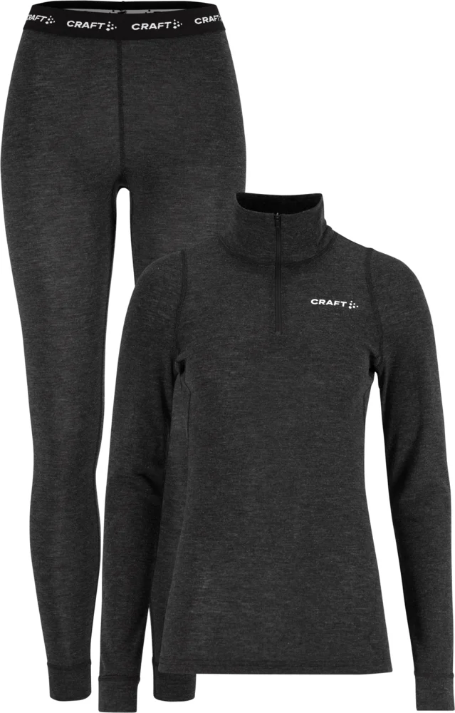 Damen Baselayer Set mit 1/4 Zip