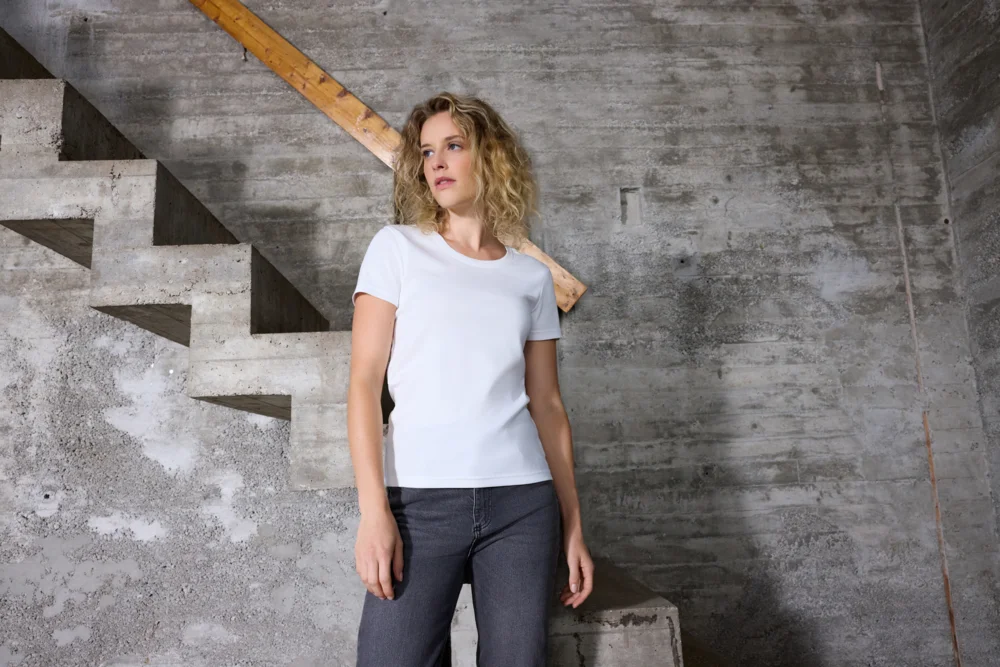 Damen Bio Feinripp T-Shirt