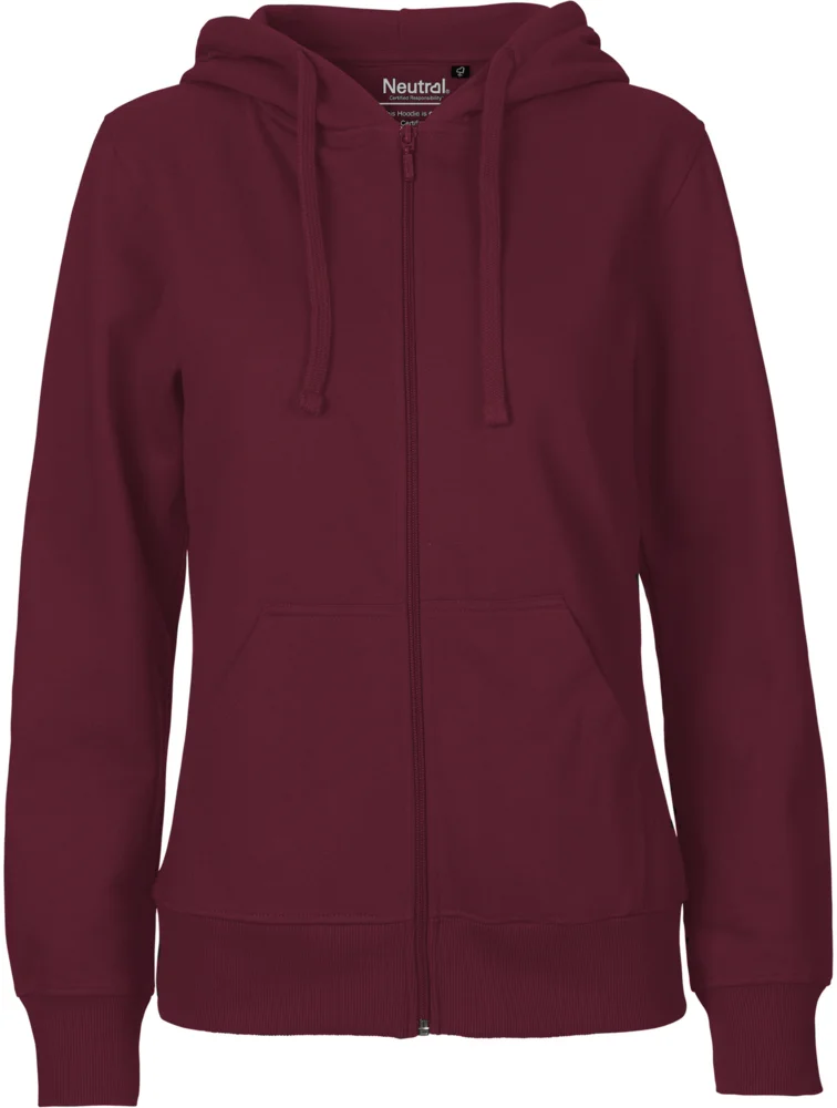 Ladies' Organic Hooded Sweat Jacket