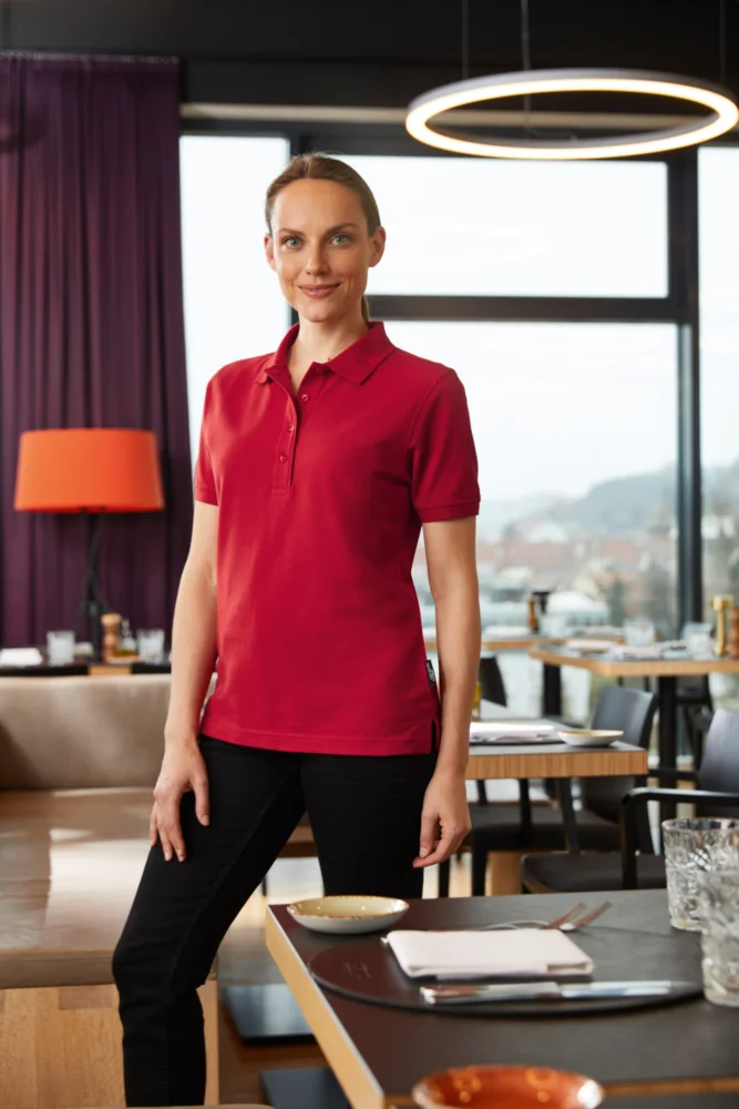Damen Bio Piqué Workwear Polo