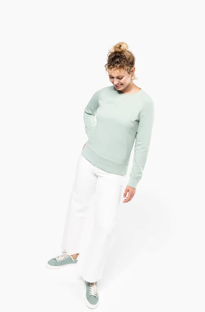 Damen Bio Raglan Sweater