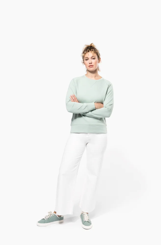 Damen Bio Raglan Sweater
