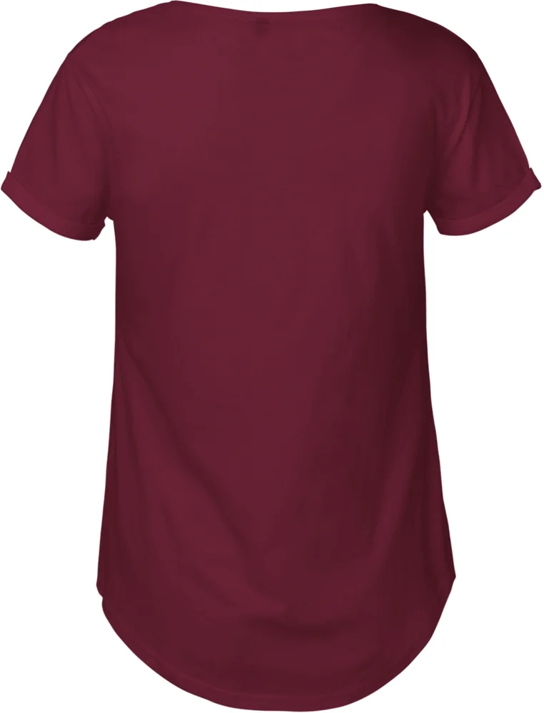 Damen Bio T-Shirt mit Umschlag