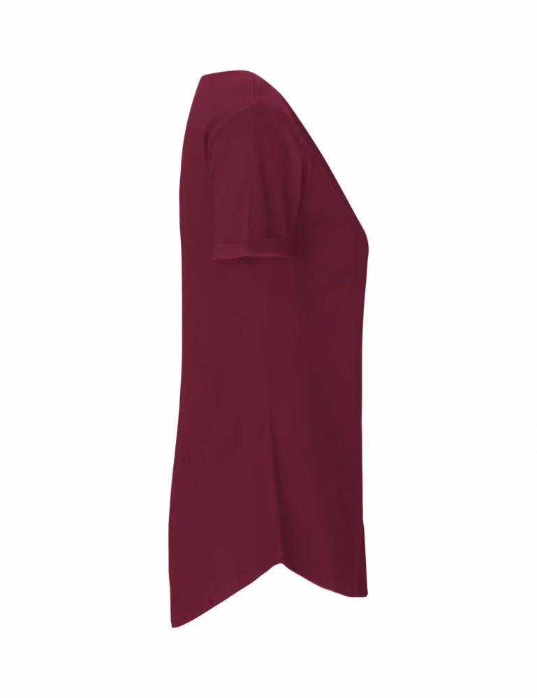 Damen Bio T-Shirt mit Umschlag