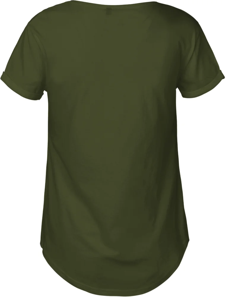 Damen Bio T-Shirt mit Umschlag