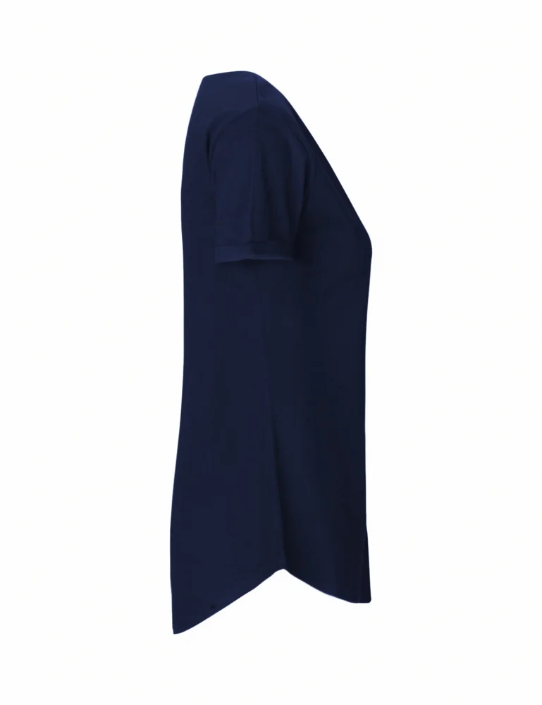 Damen Bio T-Shirt mit Umschlag