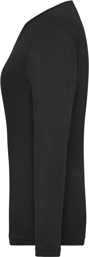 Damen Bio Workwear Stretch T-Shirt langarm - Solid