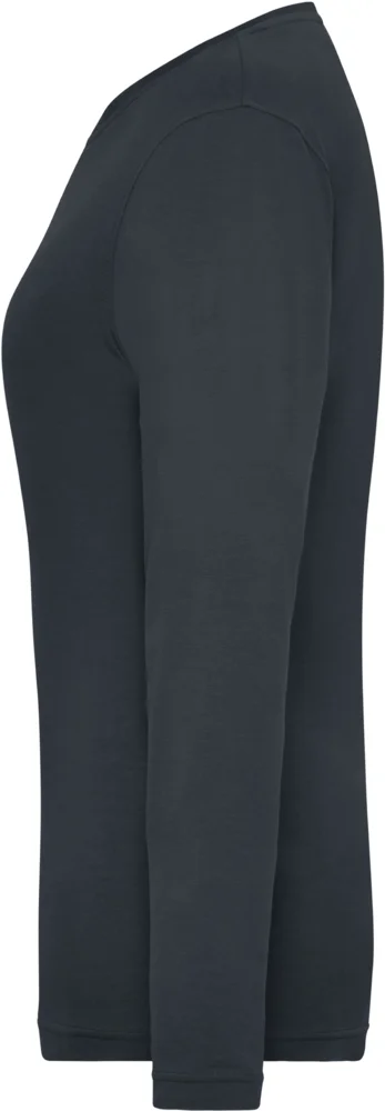 Damen Bio Workwear Stretch T-Shirt langarm - Solid