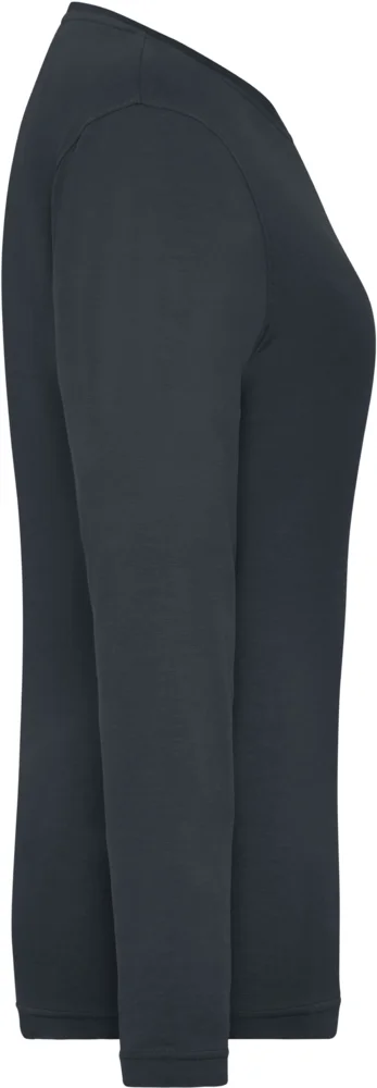 Damen Bio Workwear Stretch T-Shirt langarm - Solid