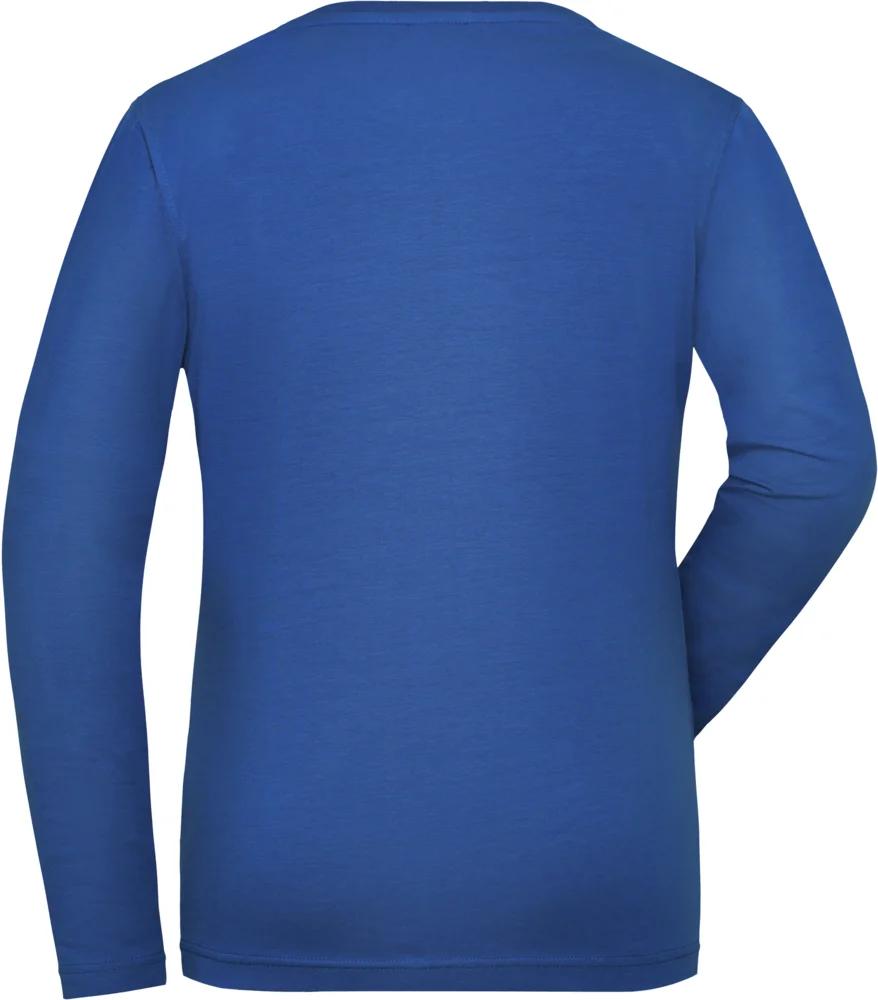 Damen Bio Workwear Stretch T-Shirt langarm - Solid