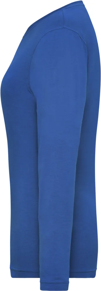 Damen Bio Workwear Stretch T-Shirt langarm - Solid
